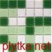 Мозаїка R-MOS WA464211 мікс зелений 327х327 327x327x4 матова